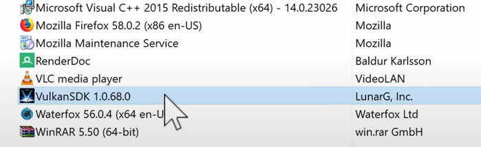 vulkan runtime libreries